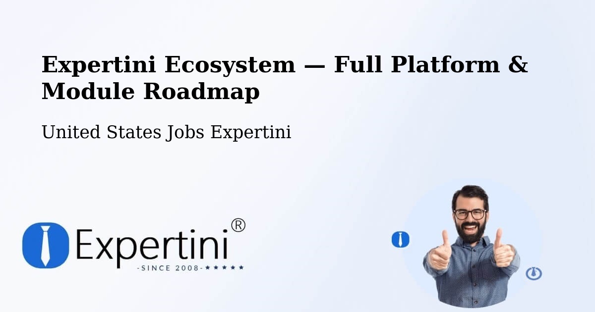 Expertini Ecosystem — Full Platform & Module Roadmap – Thousand Oaks